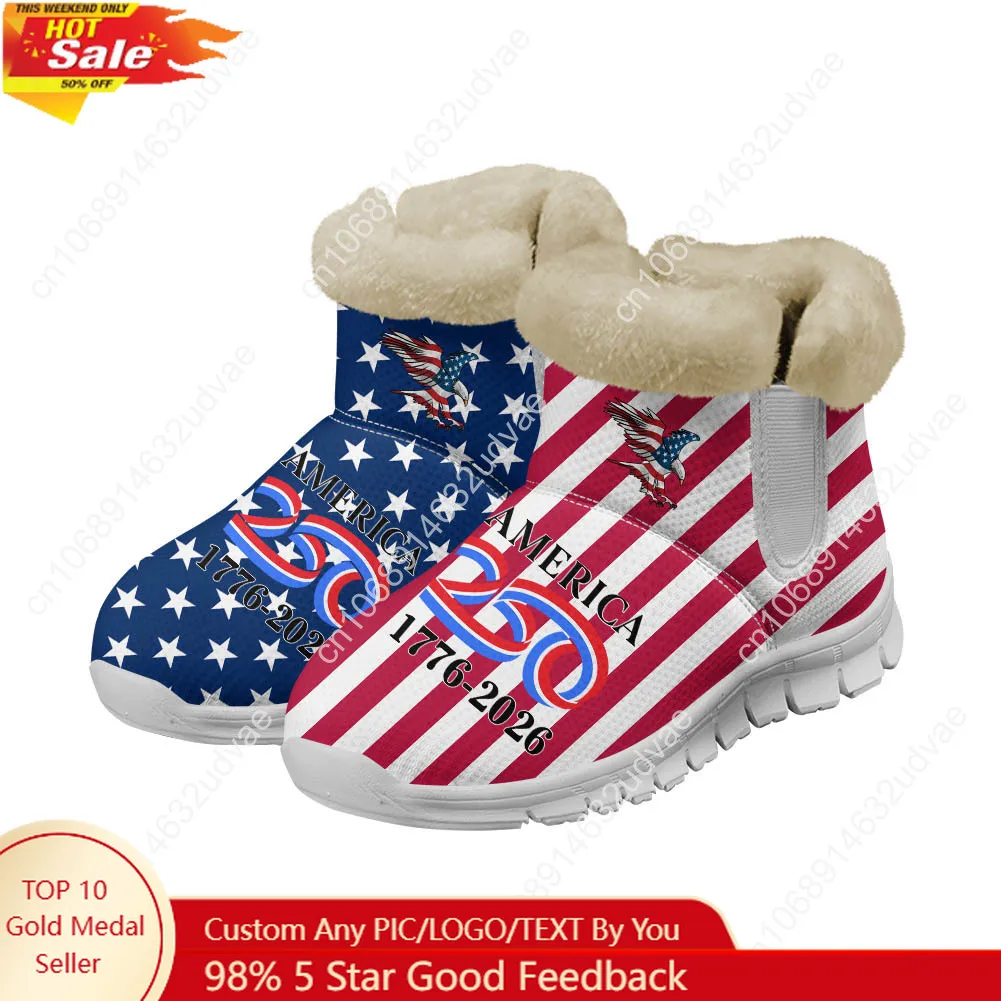 Women'S Shoes Casual Sneakers - Ameryka 250. rocznica 1776-2026 Pluszowe buty