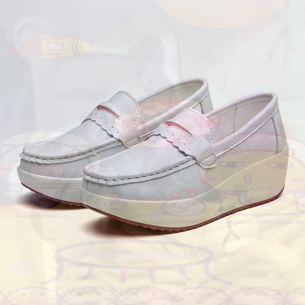 Women Shoes Brown Colour - Platforma Zimowe różowe trampki Tenis Damskie
