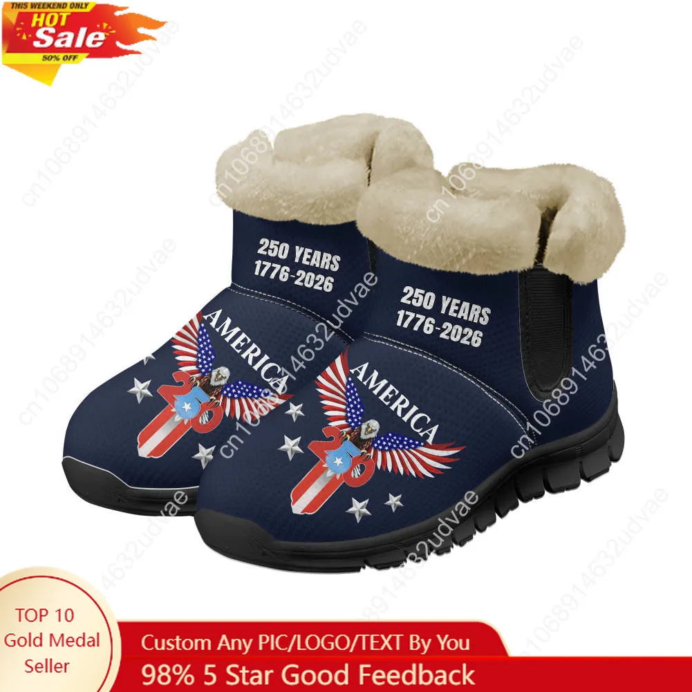 Women'S Shoes Casual Sneakers - Ameryka 250. rocznica 1776-2026 Pluszowe buty