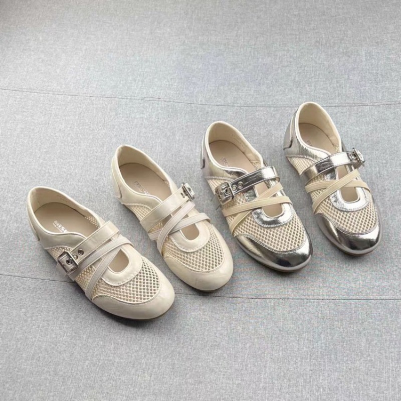 Women'S Shoes Casual Sneakers - Nowe, tkane, ażurowe sneakersy z łączonych