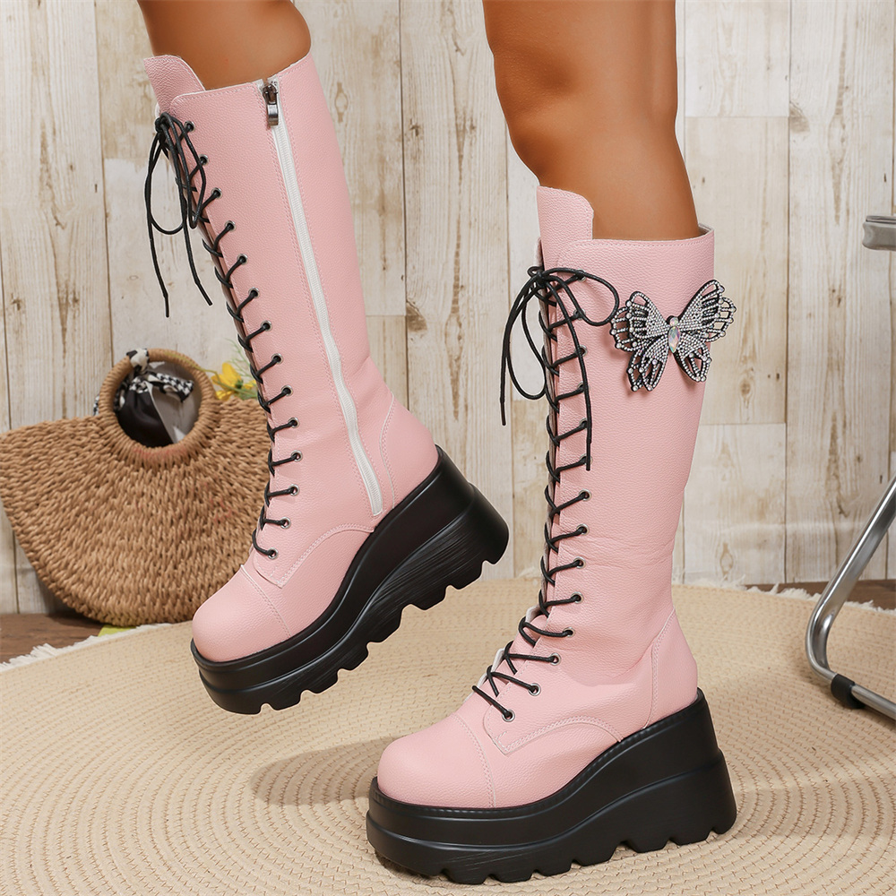 Women'S Shoes Y2K - Rozmiar EUR 43, różowe kozaki za