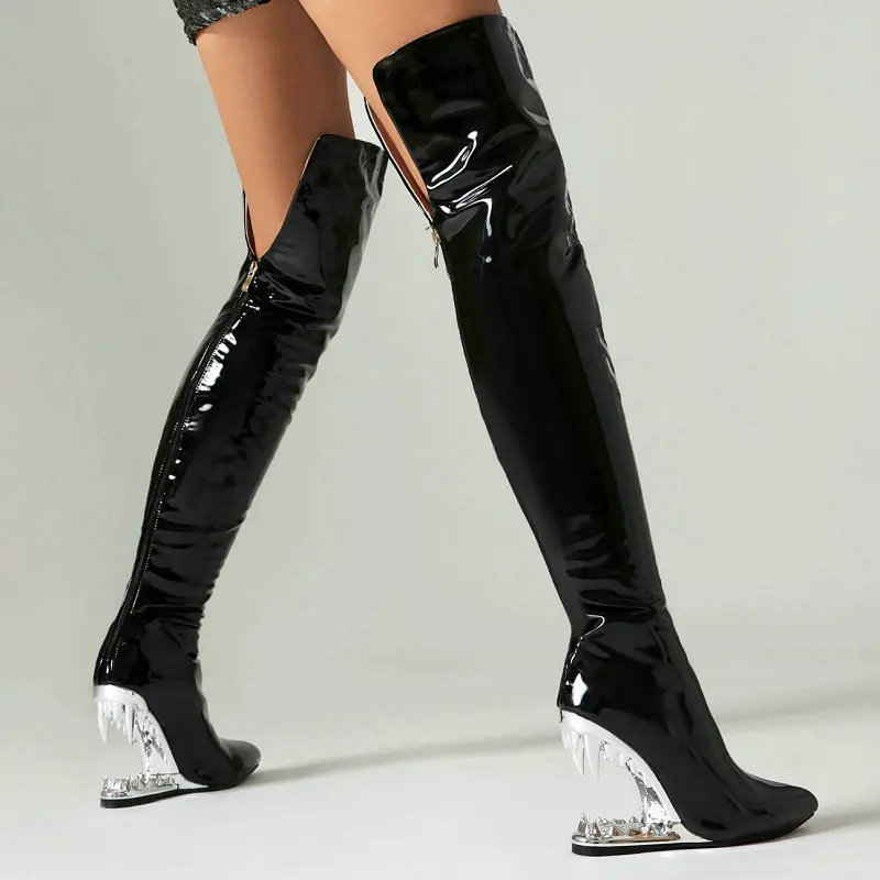 Women'S Shoes Wide Width - Tygrysie zęby rekina usta ząb szpilki