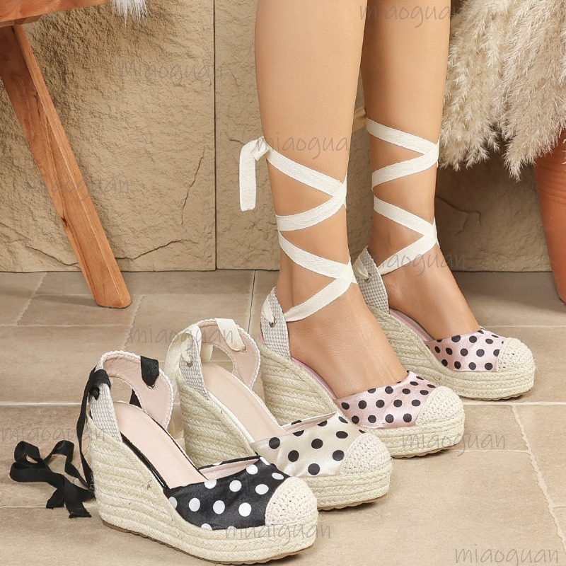 Damskie sandały espadryle na k – Ribbon Tie Heel recenzja i cena
