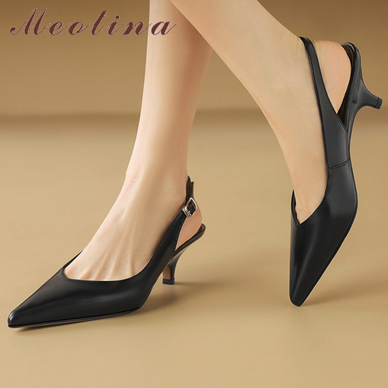 Meotina Damskie Skórzane Czółe – Women'S Shoes Size 40 In Us recenzja i cena
