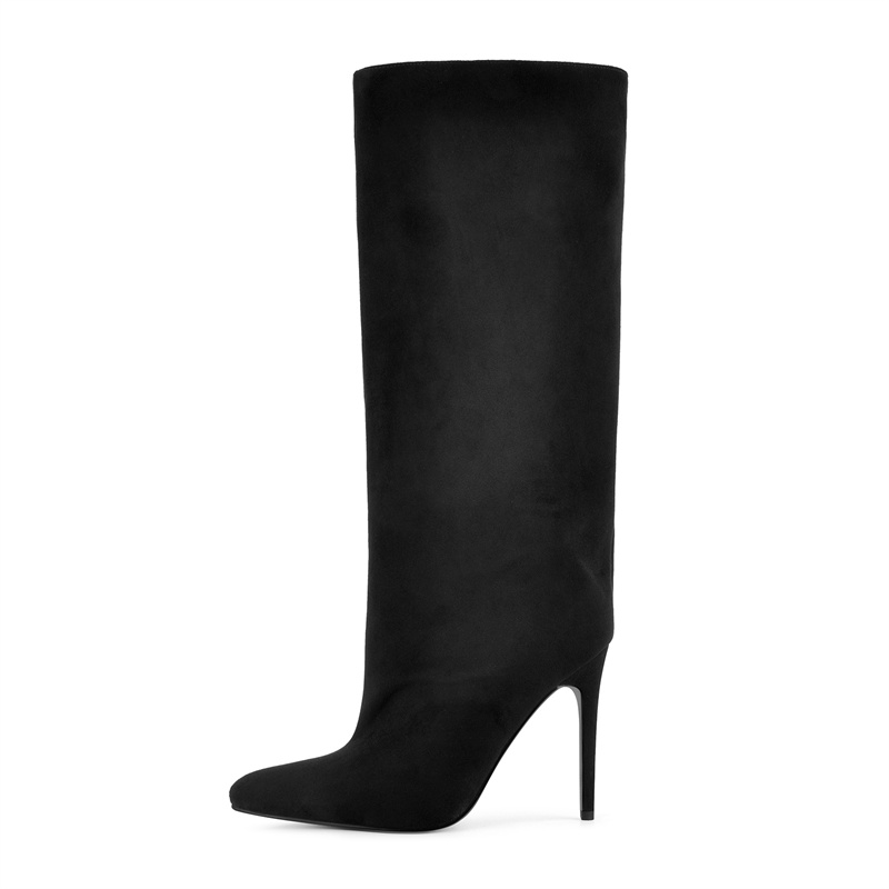 Onlymaker Czarne Kozaki za Kol – Women'S Shoes Wide Width recenzja i cena