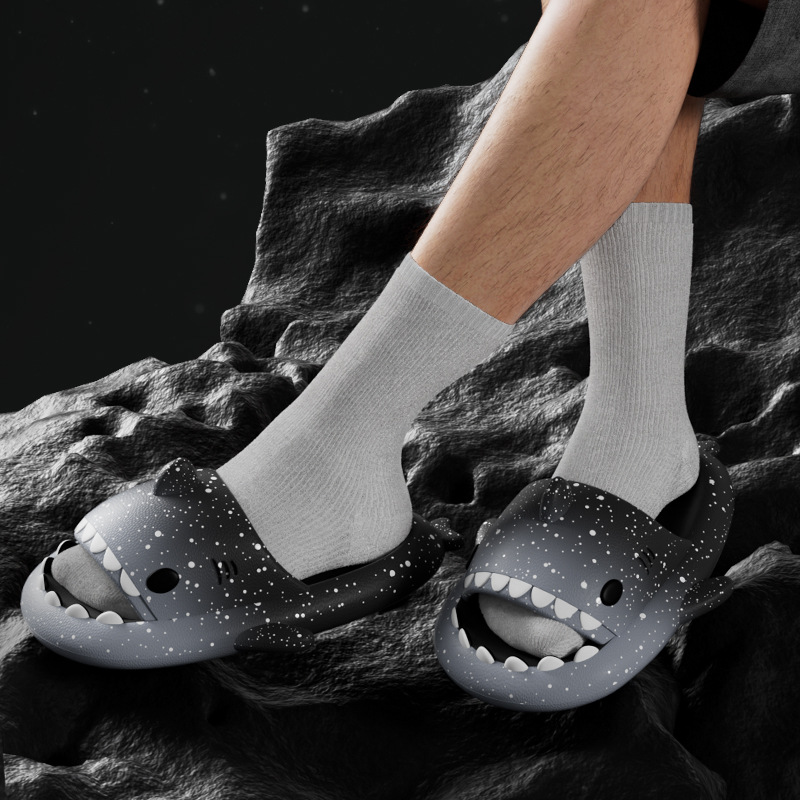 Cute Cartoon Shark kapcie dla  – Women'S Shoes To Men'S recenzja i cena