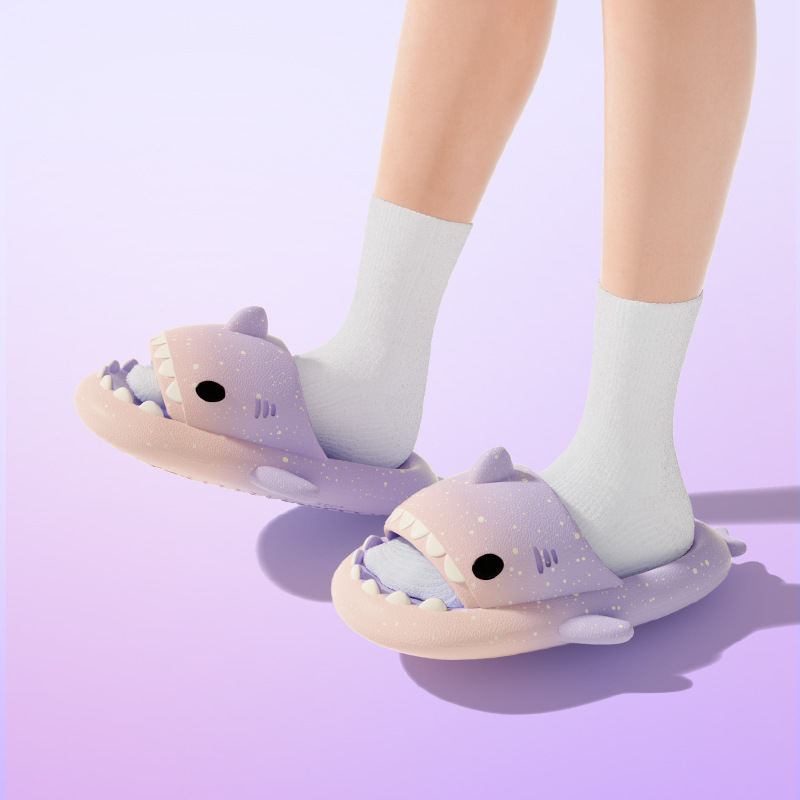 Cute Cartoon Shark kapcie dla  – Women'S Shoes To Men'S recenzja i cena