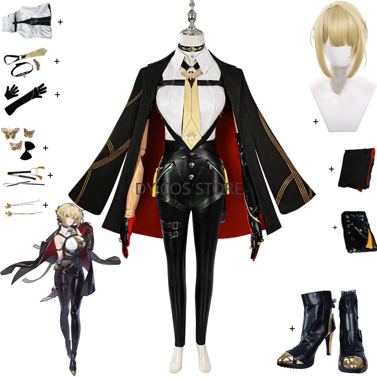 Kostium Cosplay Zenless Zone Z – Women'S Shoes Zone recenzja i cena