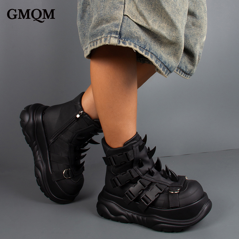 Botki damskie GMQM, nowa platf – Women'S Shoes Y2K recenzja i cena