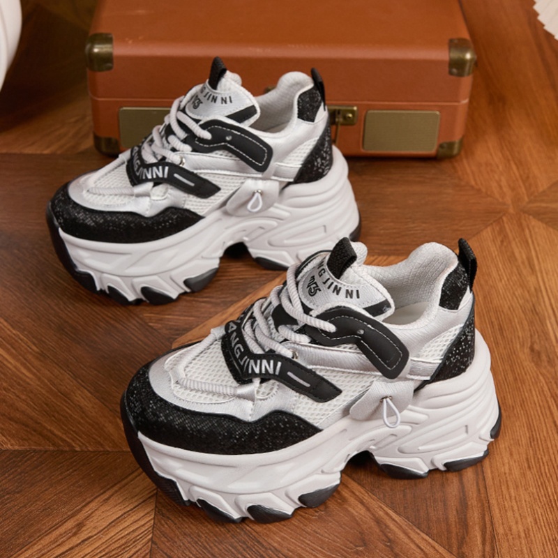10CM Air Mesh Microfiber Leath – Wedge Heeled Sneaker recenzja i cena