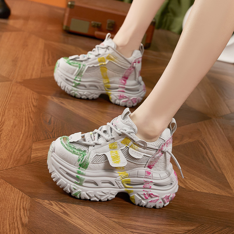 Nowe damskie kolorowe sneakers – Wedge Heeled Sneaker recenzja i cena