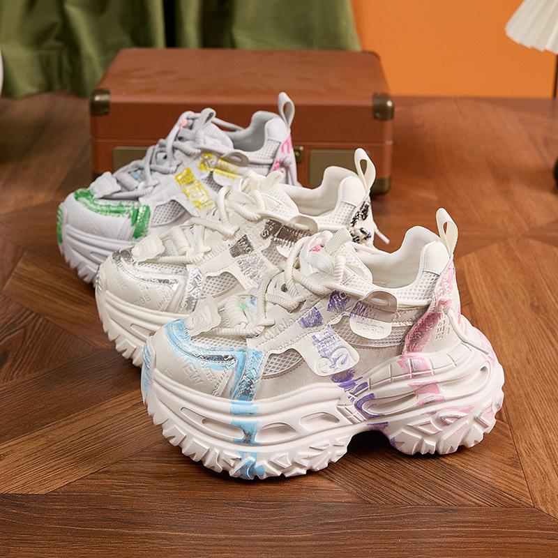 Nowe damskie kolorowe sneakers – Wedge Heeled Sneaker recenzja i cena