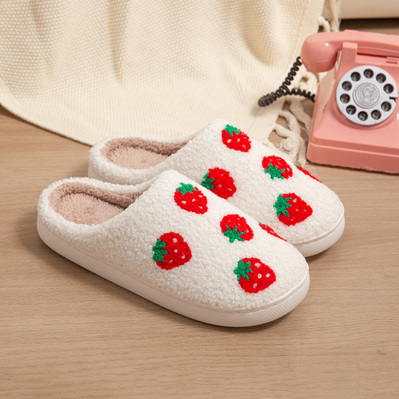 Damskie kapcie truskawkowe, do – Mule Slip On recenzja i cena