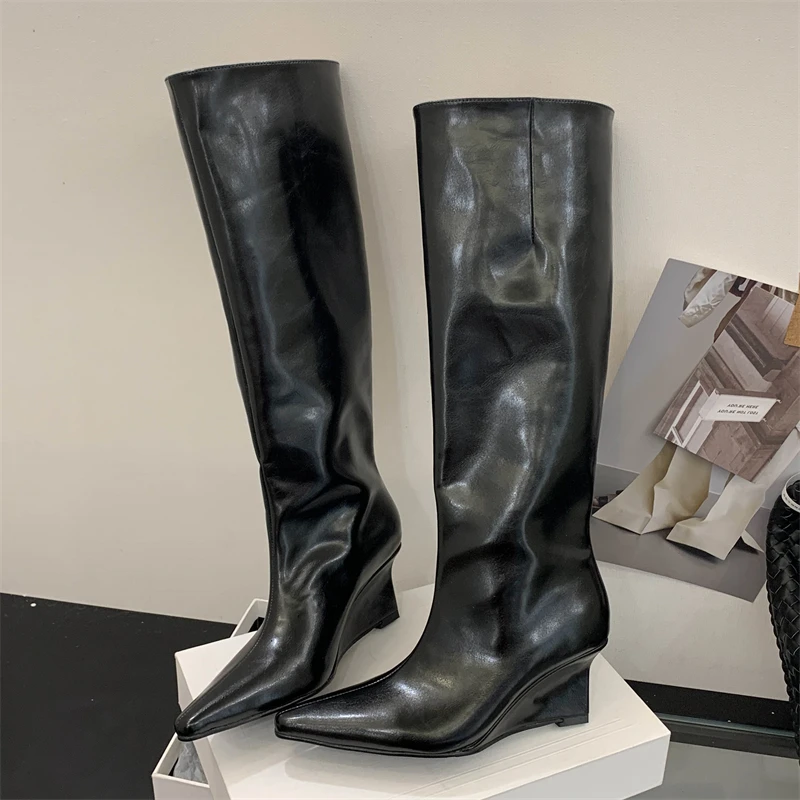 Aneikeh Nowe Kozaki Damskie do – Wedge Heeled Sneaker recenzja i cena